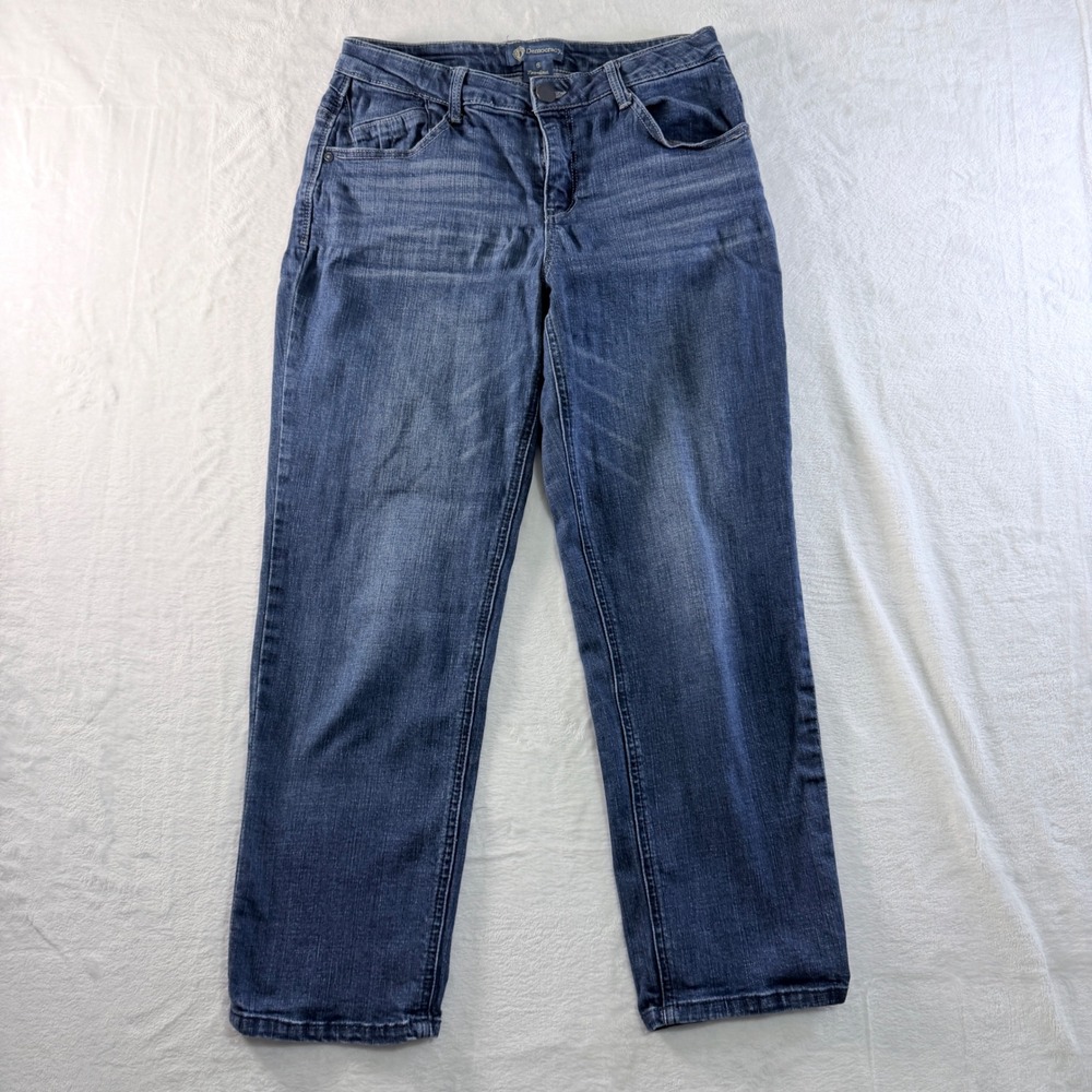 Democracy Jeans Flex-ellent Medium Wash Straight Leg Blue Size 6